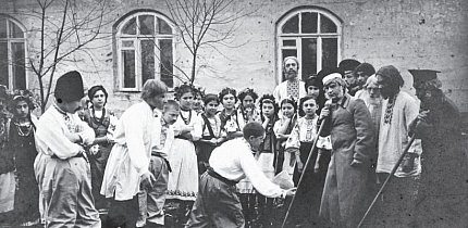 Вистава драматичного гуртка Криворізького комерційного училища, 1912 рік