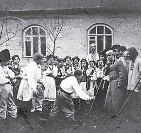 Вистава драматичного гуртка Криворізького комерційного училища, 1912 рік
