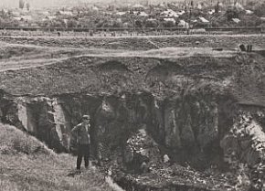 Гранітний кар'єр біля Саксагані на Мудрьоній. Перша половина 1960-х років