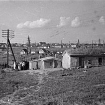 Вид на околиці цегельного заводу, що у балці Південній Червоній, 1941 рік