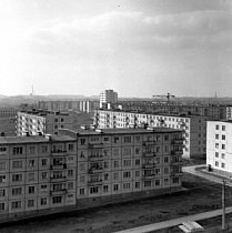 Вид на житловий масив 129-го кварталу, 1975 рік