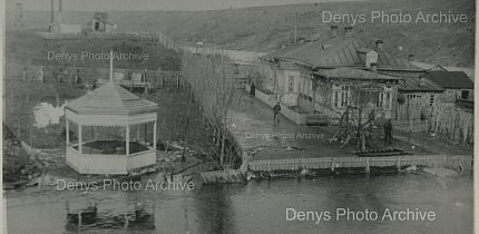 Вид на місцевість в районі сучасного парку Мершавцева, 1970-ті роки