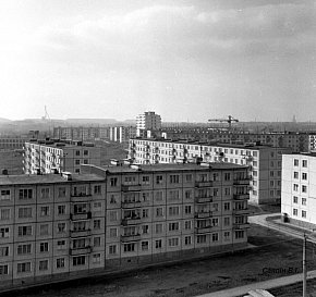 Вид на житловий масив 129-го кварталу, 1975 рік