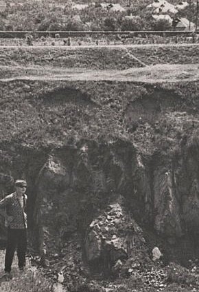 Гранітний кар'єр біля Саксагані на Мудрьоній. Перша половина 1960-х років