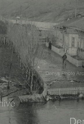 Вид на місцевість в районі сучасного парку Мершавцева, 1970-ті роки