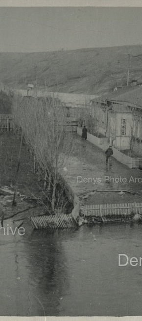 Вид на місцевість в районі сучасного парку Мершавцева, 1970-ті роки