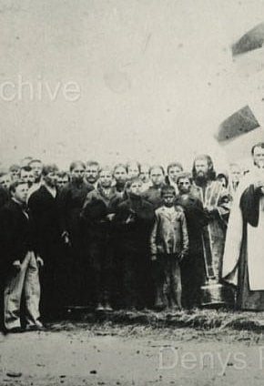 Служба на честь початку робіт на Деконському кар'єрі