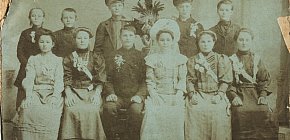 Весілля Єлизавети Ілларіонівни Кучер,  орієнтовно 1910 рік