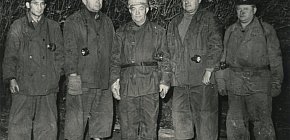 Керівництво шахти «Родина», орієнтовно 1970-ті роки