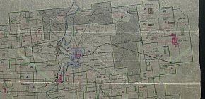 Карта Широківщини та південного Криворіжжя, 1941-1942 роки