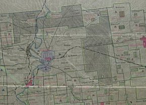 Карта Широківщини та південного Криворіжжя, 1941-1942 роки