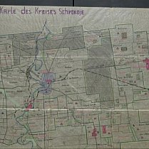 Карта Широківщини та південного Криворіжжя, 1941-1942 роки