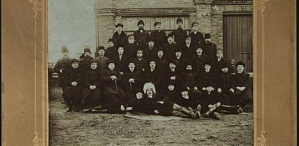 Робітники електромеханічного відділу Галковського рудника, 1907 рік