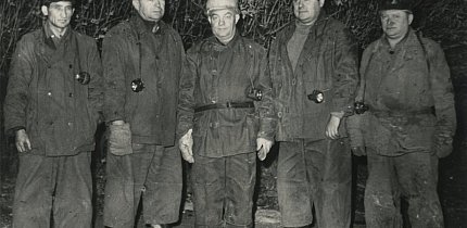 Керівництво шахти «Родина», орієнтовно 1970-ті роки