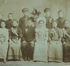 Весілля Єлизавети Ілларіонівни Кучер,  орієнтовно 1910 рік