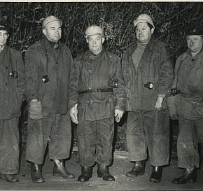 Керівництво шахти «Родина», орієнтовно 1970-ті роки