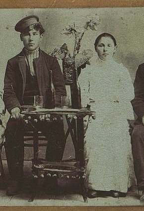 Робітники Галковського рудника, серпень 1908 року