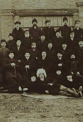 Робітники електромеханічного відділу Галковського рудника, 1907 рік