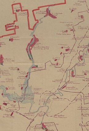 Карта Криворіжжя, 1941-1942 роки