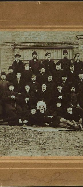 Робітники електромеханічного відділу Галковського рудника, 1907 рік