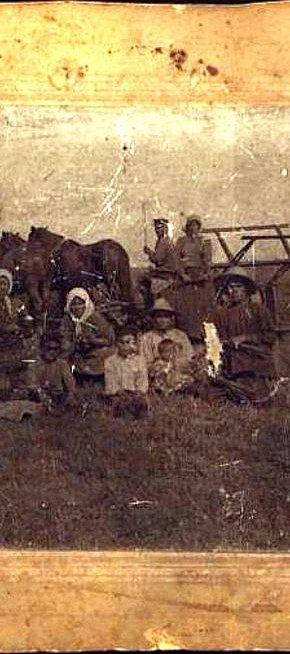 Селянська родина, Веселі Терни, 1905 рік