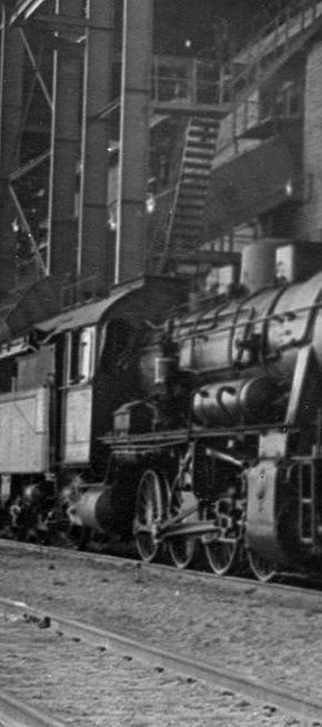 Трофейний потяг BR 55 на коліях ПівдГЗК, 1959 рік