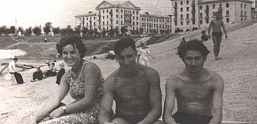 Відпочинок на штучних ставках у балці Сухенькій, кінець 1950-х