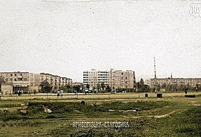 Зупинка «Ювілейна», вид з вулиці Співдружності, перша половина 1980-х років