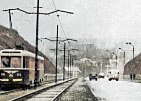 Проріз по вулиці Модрівській (Прорізна), кінець 1960-х років