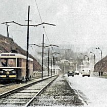 Проріз по вулиці Модрівській (Прорізна), кінець 1960-х років