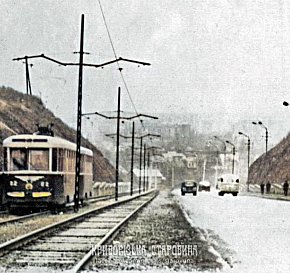 Проріз по вулиці Модрівській (Прорізна), кінець 1960-х років