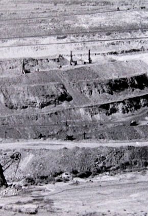 Південно-західний борт Глеюватського кар’єру ЦГЗК, 1978-1979 років
