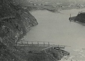 Вид на затоплені Пастуховські кар'єри, 1908 рік