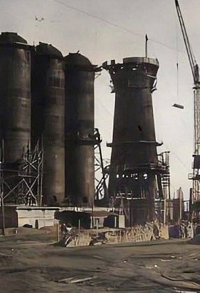 Будівництво Криворізького металургійного заводу