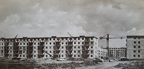 Будівництво житлових будинків на вулиці XXII партз'їзду, 1960-х років