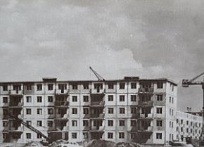 Будівництво житлових будинків на вулиці XXII партз'їзду, 1960-х років