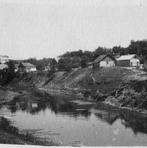 Берег річки Саксагань у районі вул. Грабовського, 1951 рік