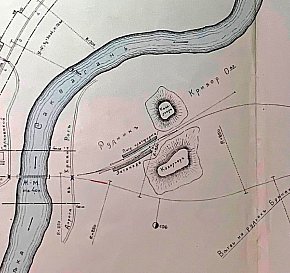 План першого залізного рудника «Саксаганський» , 1907 рік