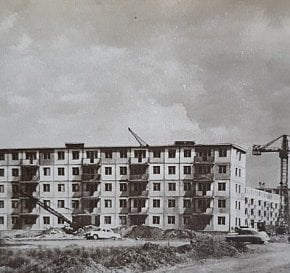 Будівництво житлових будинків на вулиці XXII партз'їзду, 1960-х років