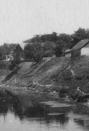 Берег річки Саксагань у районі вул. Грабовського, 1951 рік