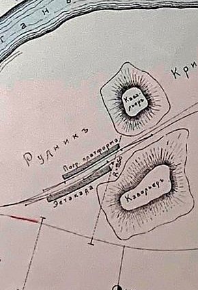 План першого залізного рудника «Саксаганський» , 1907 рік