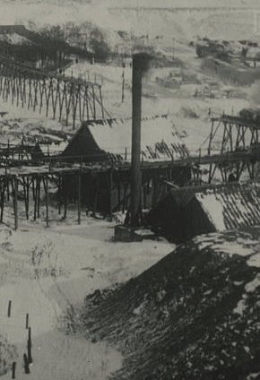 Засніжений рудник на Криворіжжі, 1970-х років