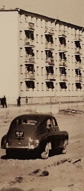 Будівництво вулиці Віталія Матусевича, початок 1960-х років