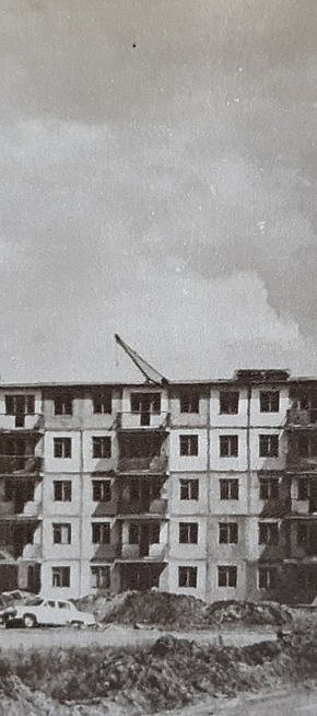 Будівництво житлових будинків на вулиці XXII партз'їзду, 1960-х років