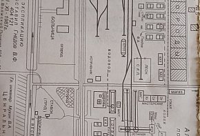 План центральної садиби Олександрівського рудника Брянського товариства, 1919 рік