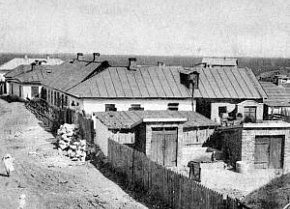 Вулиця Велика у селищі Довгинцеве, Катеринославської губернії, 1916 рік