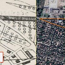 Одна зі «знахідок» на німецькій карті, 1943 рік