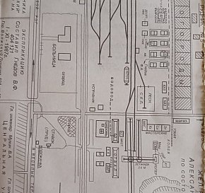 План центральної садиби Олександрівського рудника Брянського товариства, 1919 рік