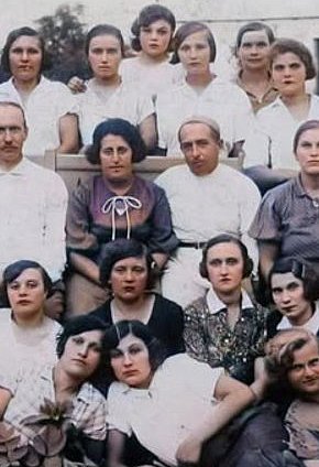 Колектив лікарні рудника ім. Карла Лібкнехта, 1938 року