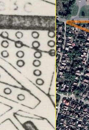 Одна зі «знахідок» на німецькій карті, 1943 рік